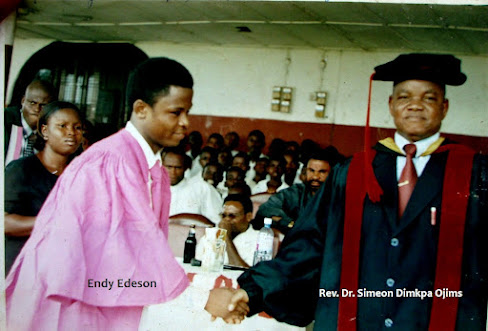 Flashback Photos: Blogger Endy Edeson sworn in as Science Prefect of Rumuji College, Port Harcourt, photographed by Rev. Dr. SD Ojims
